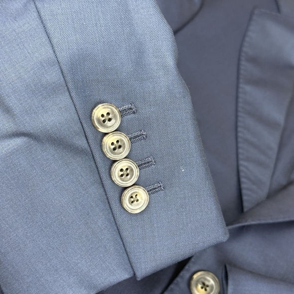 3 pcs Oliver Wicks Custom Vitale Barberis Suit Jacket 44 Long Super 150s pants44 - Picture 5 of 16